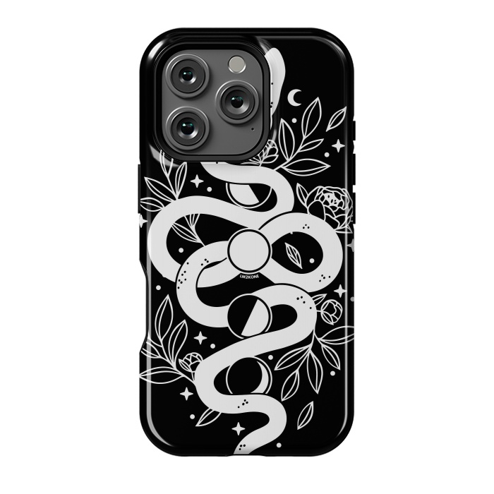 iPhone 16 Pro StrongFit Mystical Moon Snake by LM2Kone