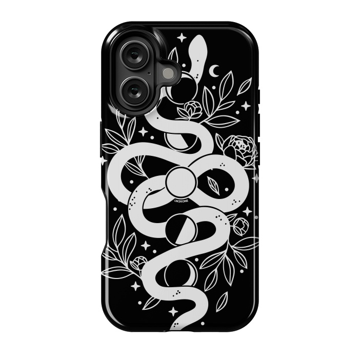 iPhone 16 StrongFit Mystical Moon Snake by LM2Kone