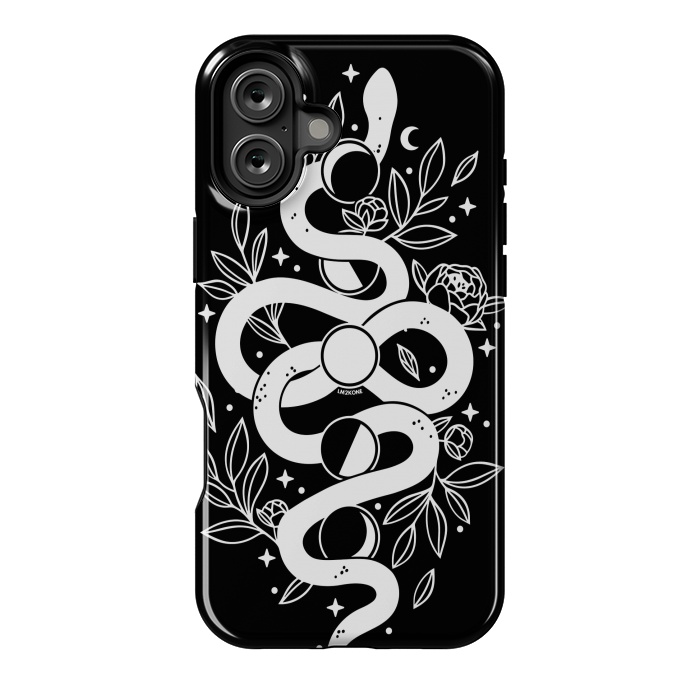 iPhone 16 Plus StrongFit Mystical Moon Snake by LM2Kone