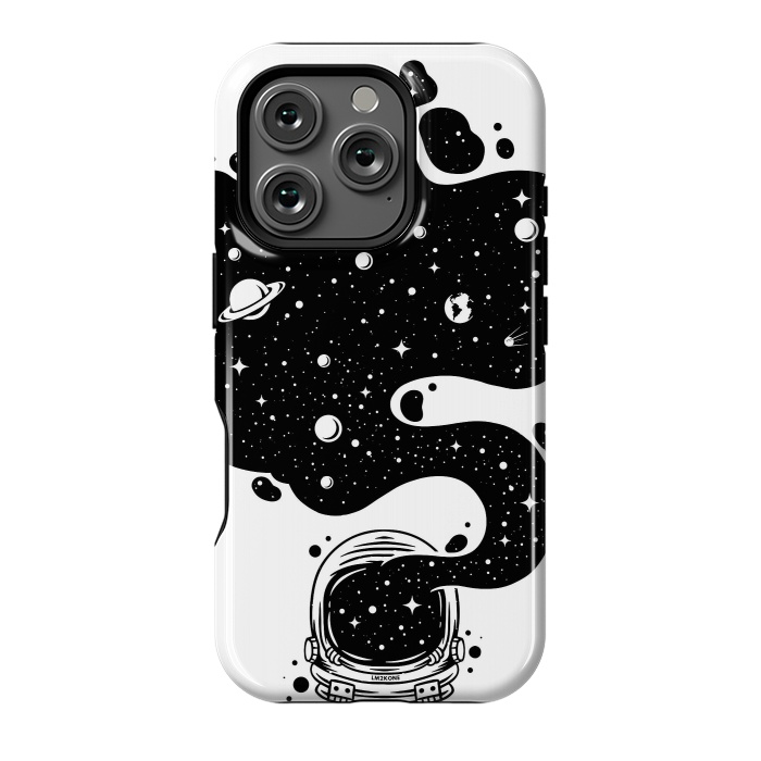 iPhone 16 Pro StrongFit Cosmic Spirit Astronaut by LM2Kone