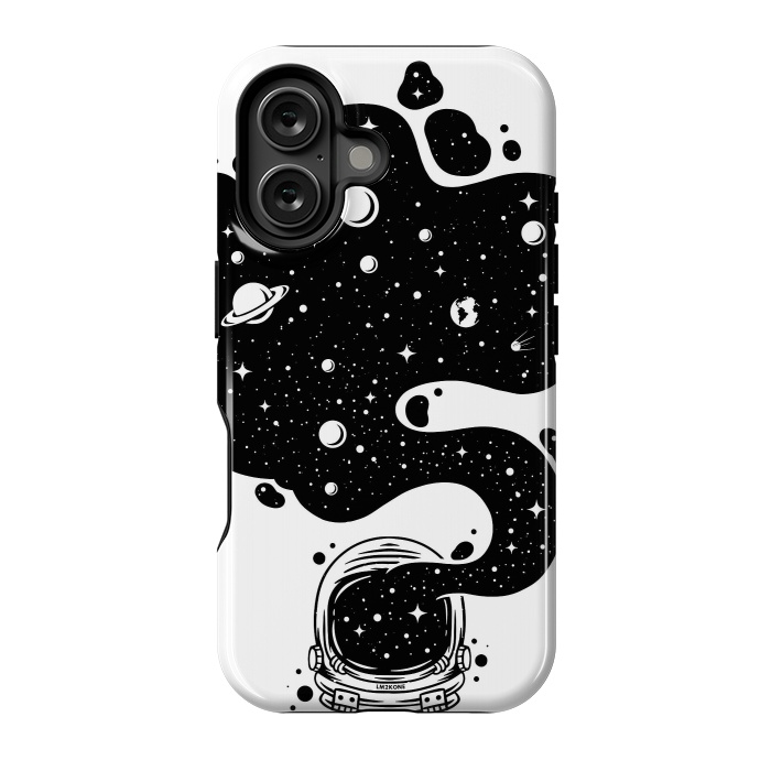 iPhone 16 StrongFit Cosmic Spirit Astronaut by LM2Kone