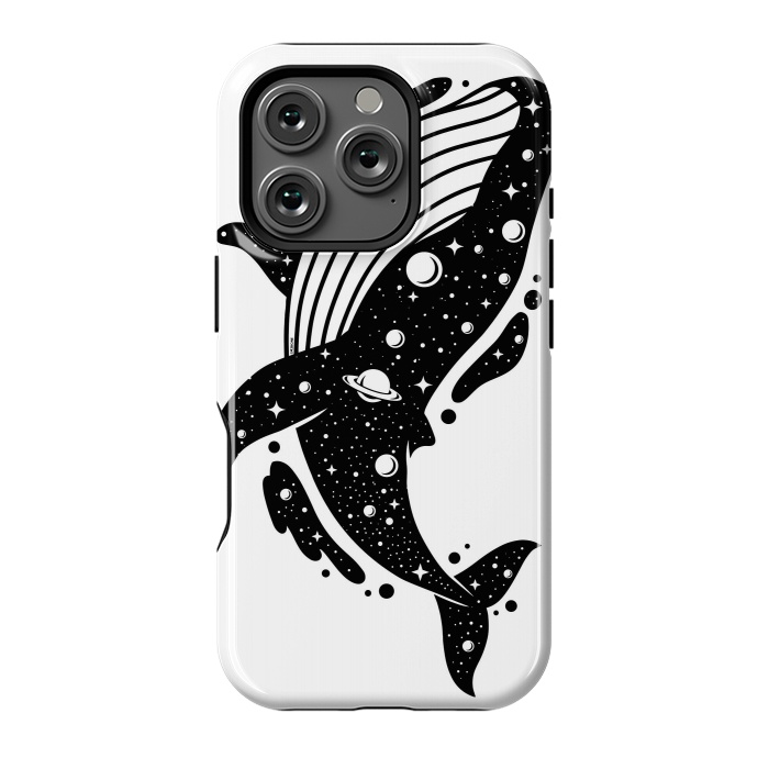 iPhone 16 Pro StrongFit Cosmic Whale by LM2Kone