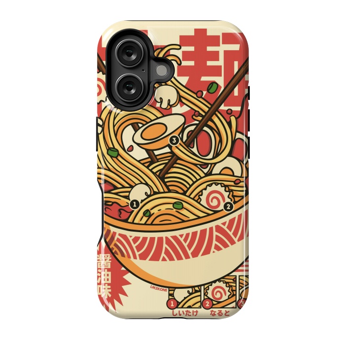 iPhone 16 StrongFit Vintage Cool Ramen by LM2Kone