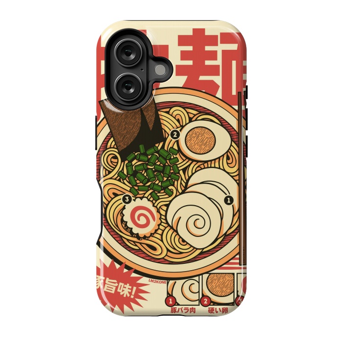 iPhone 16 StrongFit Vintage Cool Ramen Vol.2 by LM2Kone