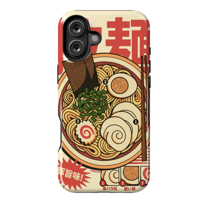 iPhone 16 Plus StrongFit Vintage Cool Ramen Vol.2 by LM2Kone