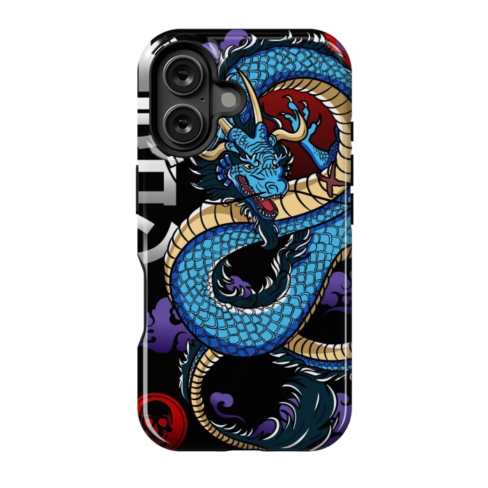 iPhone 16 StrongFit Japanese Dragon Emperor by LM2Kone