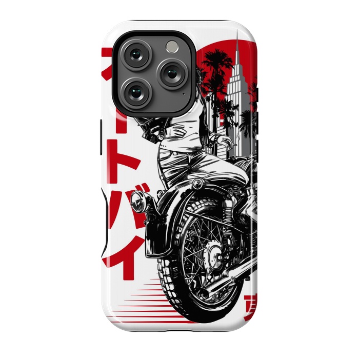 iPhone 16 Pro StrongFit Urban Japanese Motorcycle by LM2Kone