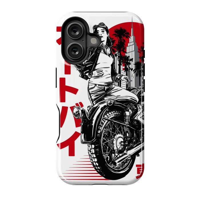 iPhone 16 StrongFit Urban Japanese Motorcycle by LM2Kone