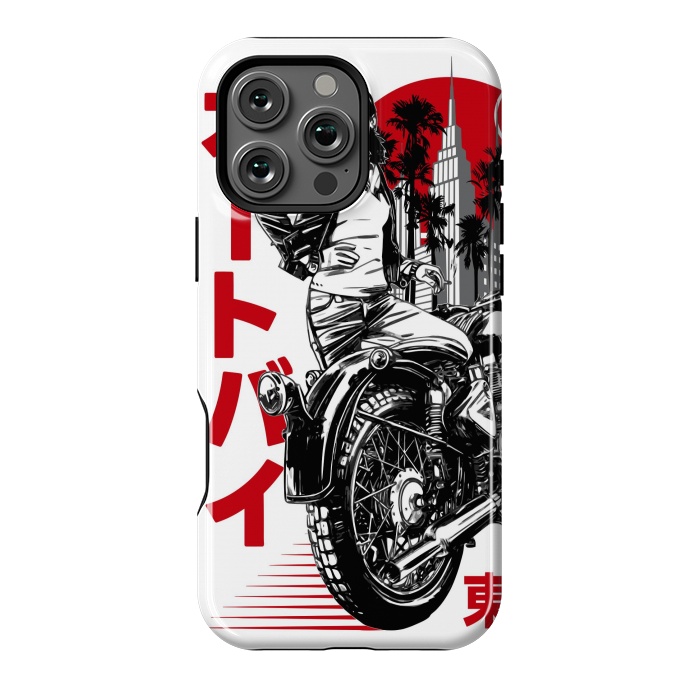 iPhone 16 Pro Max StrongFit Urban Japanese Motorcycle by LM2Kone