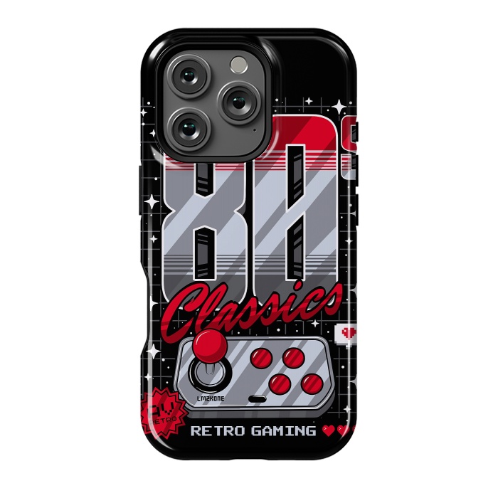 iPhone 16 Pro StrongFit 80s Classics Retro Gaming by LM2Kone