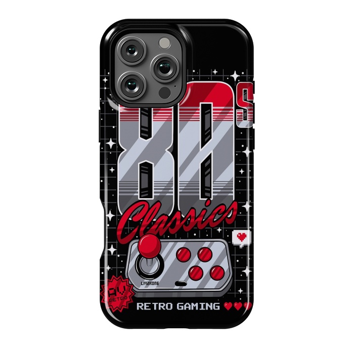 iPhone 16 Pro Max StrongFit 80s Classics Retro Gaming by LM2Kone