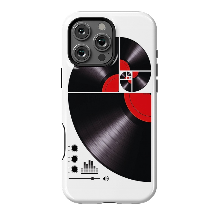 iPhone 16 Pro Max StrongFit Fibonacci Spiral Vinyl by LM2Kone