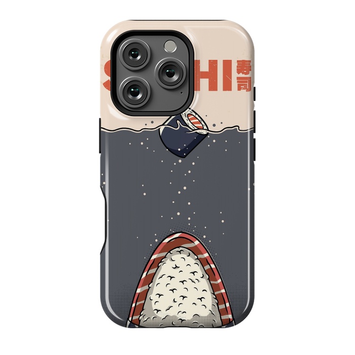 iPhone 16 Pro StrongFit SUSHI Shark by LM2Kone