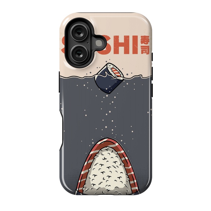 iPhone 16 StrongFit SUSHI Shark by LM2Kone