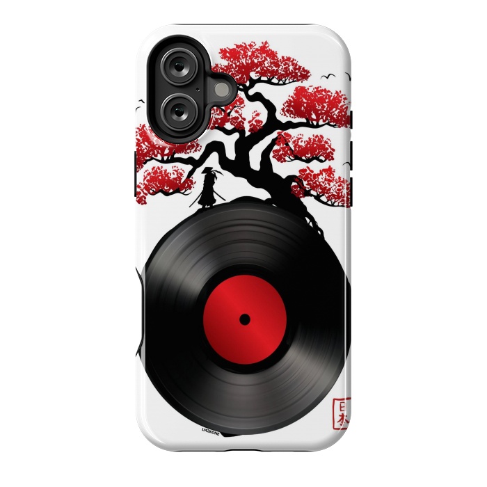 iPhone 16 Plus StrongFit Japanese Music Vinyl by LM2Kone