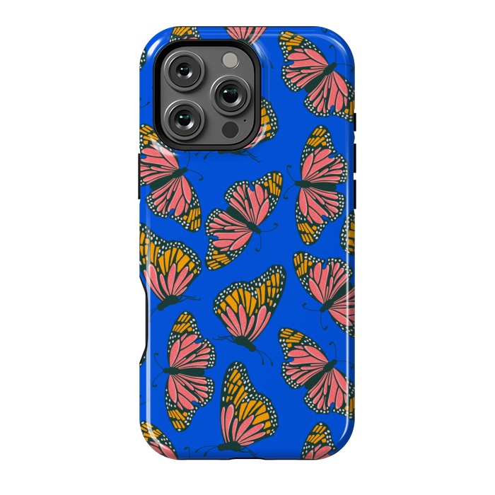 iPhone 16 Pro Max StrongFit Bright Butterflies by Tiny Thistle Studio