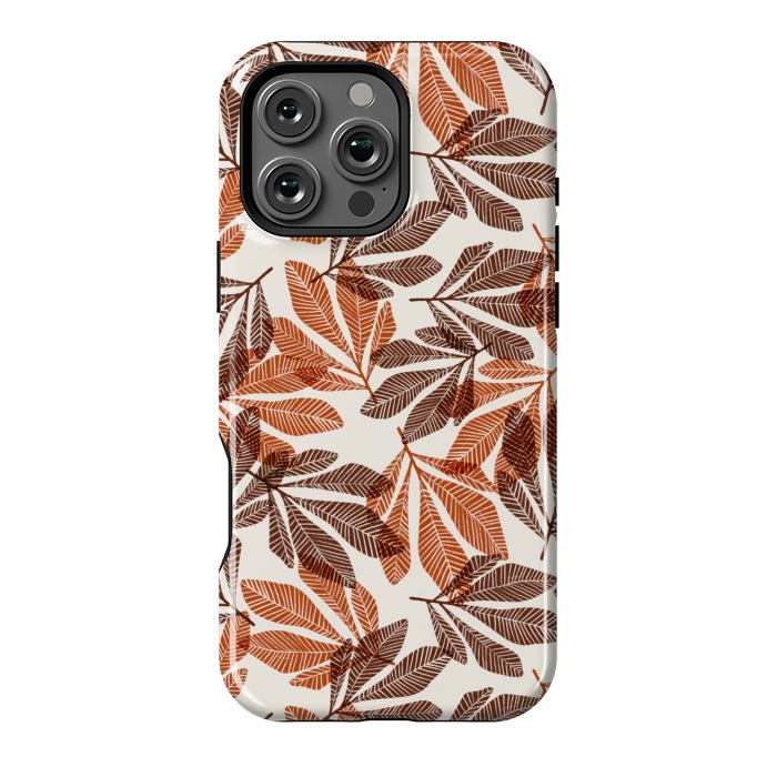 iPhone 16 Pro Max StrongFit Lacy Leaves by Tiny Thistle Studio