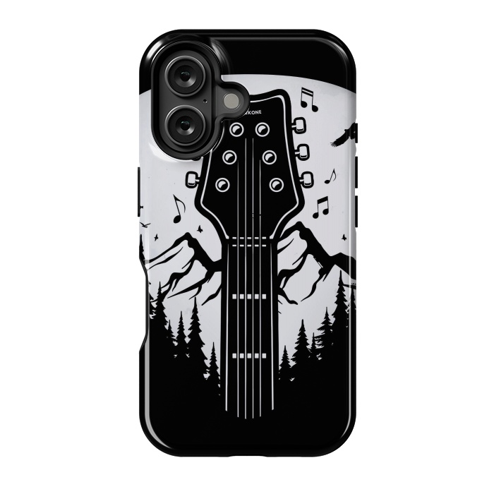 iPhone 16 StrongFit Forest Guitar Pick by LM2Kone