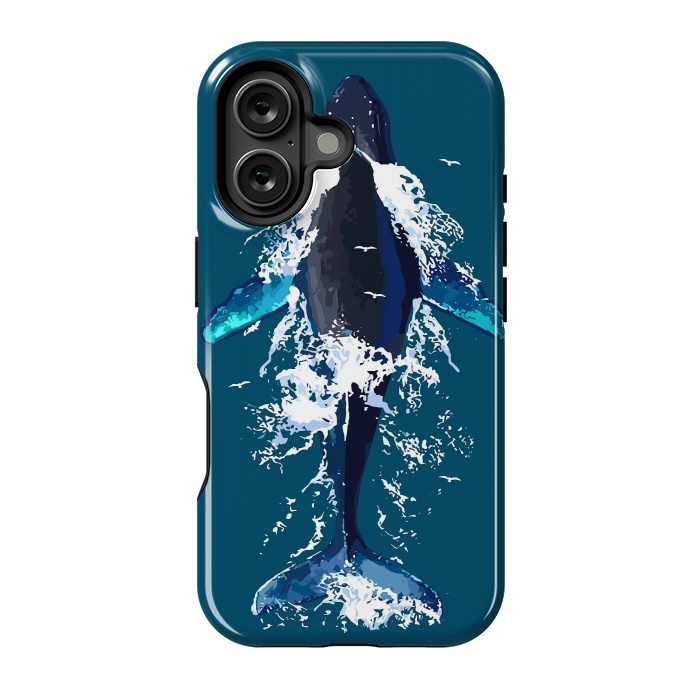 iPhone 16 StrongFit Humpback whale in ocean by LM2Kone