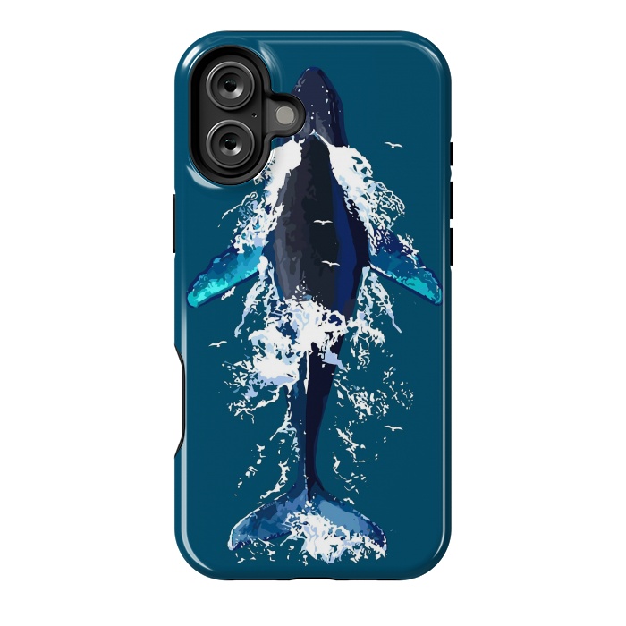 iPhone 16 Plus StrongFit Humpback whale in ocean by LM2Kone