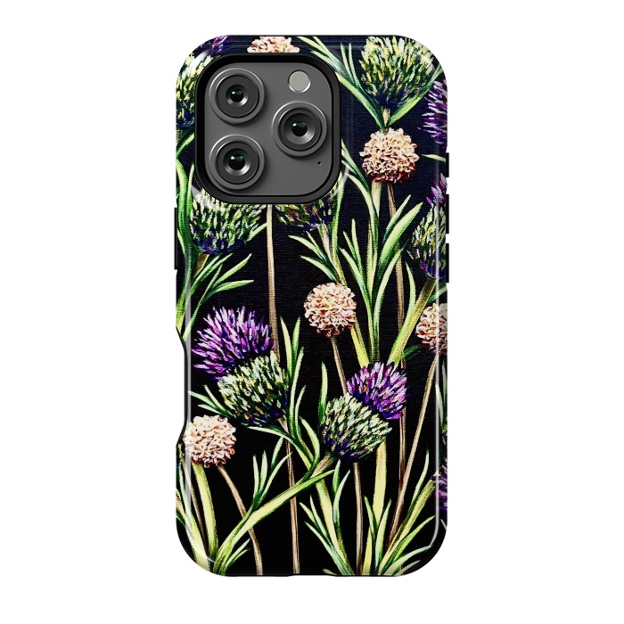 iPhone 16 Pro StrongFit Thistle  by Denise Cassidy Wood