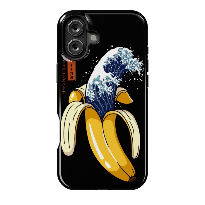 iPhone 16 Plus StrongFit The Great Wave of Banana by LM2Kone