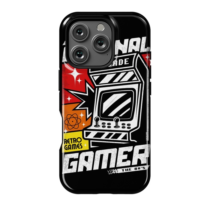 iPhone 16 Pro StrongFit Retro Original Gamer Arcade by LM2Kone