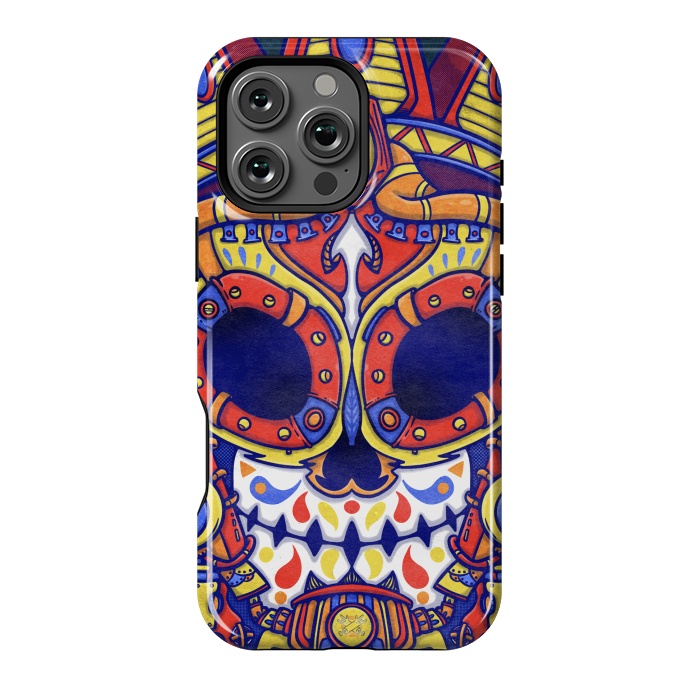 iPhone 16 Pro Max StrongFit Warrior mask by Manuvila