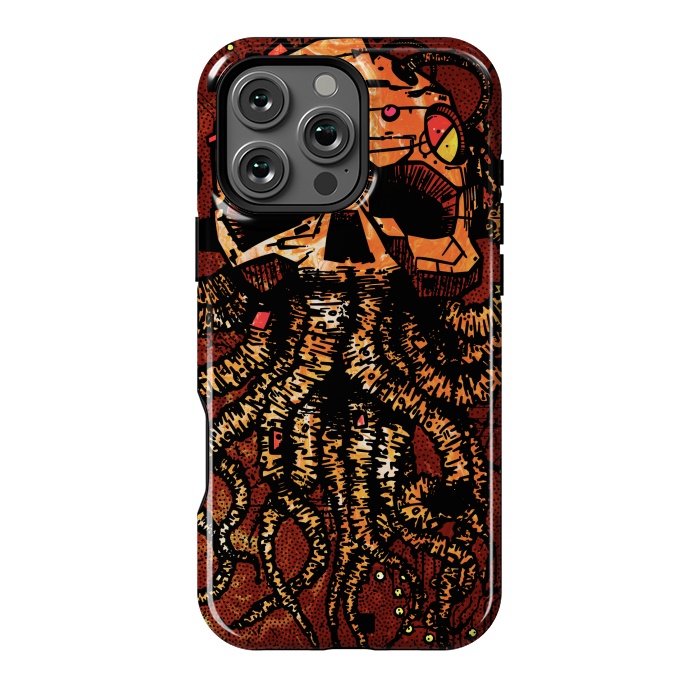 iPhone 16 Pro Max StrongFit Skull tentacles by Manuvila