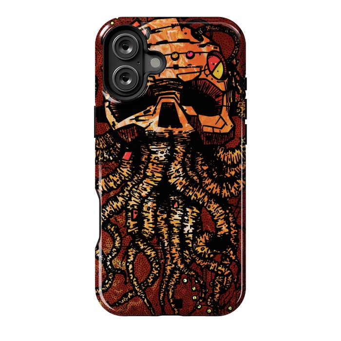 iPhone 16 Plus StrongFit Skull tentacles by Manuvila