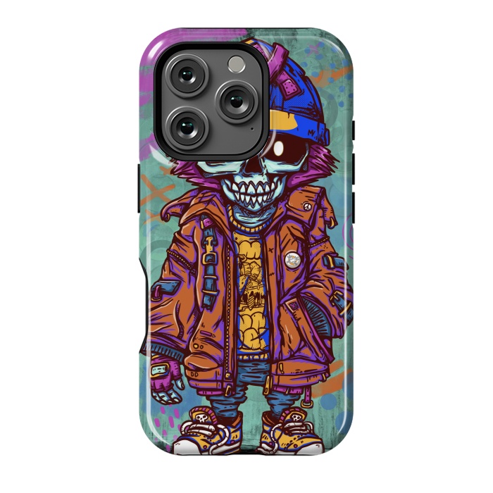 iPhone 16 Pro StrongFit Skull boy by Manuvila