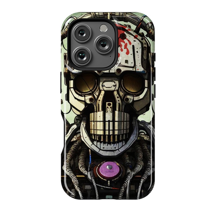 iPhone 16 Pro StrongFit metal skull by Manuvila