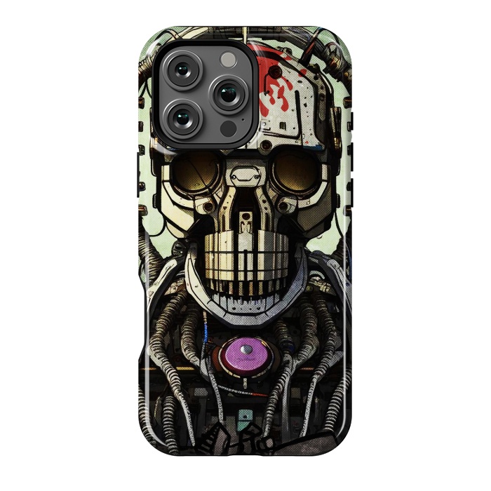 iPhone 16 Pro Max StrongFit metal skull by Manuvila