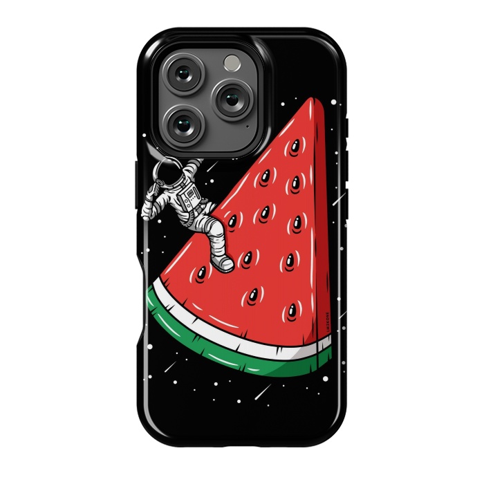 iPhone 16 Pro StrongFit Watermelon Astronaut by LM2Kone