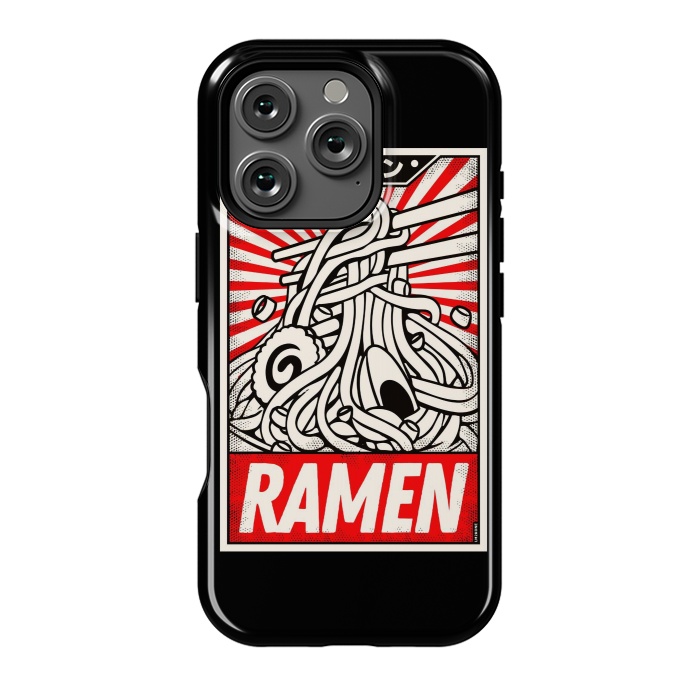 iPhone 16 Pro StrongFit Retro Ramen Vintage Poster by LM2Kone