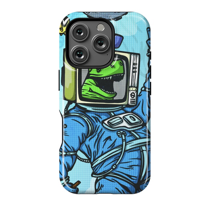 iPhone 16 Pro StrongFit Astro lizard by Manuvila