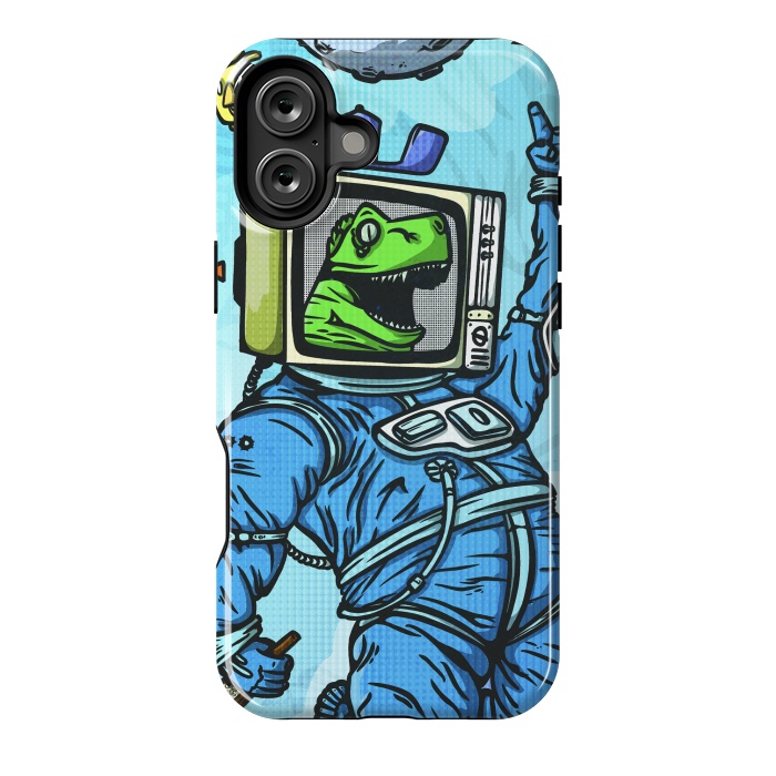 iPhone 16 Plus StrongFit Astro lizard by Manuvila