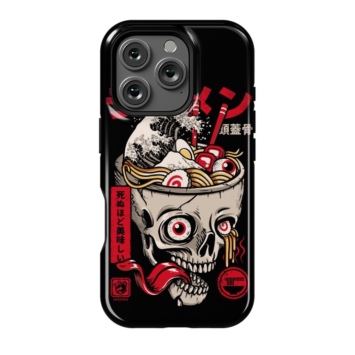 iPhone 16 Pro StrongFit Great Skull Ramen by LM2Kone