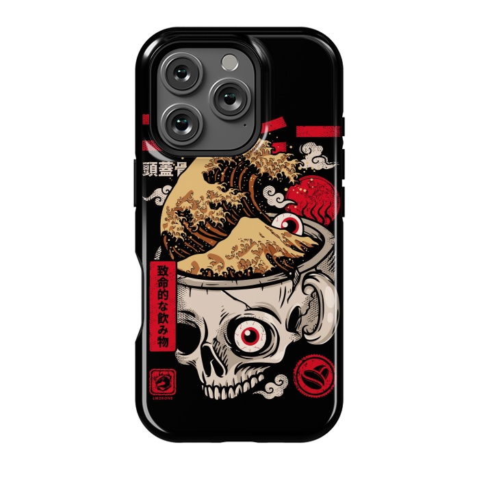 iPhone 16 Pro StrongFit Great Skull Coffee by LM2Kone