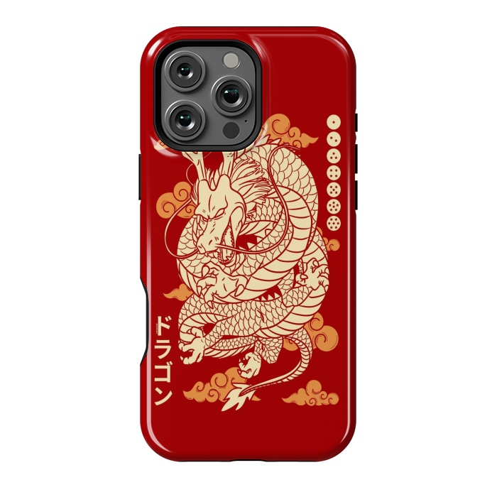 iPhone 16 Pro Max StrongFit Japanese Legendary Dragon by LM2Kone