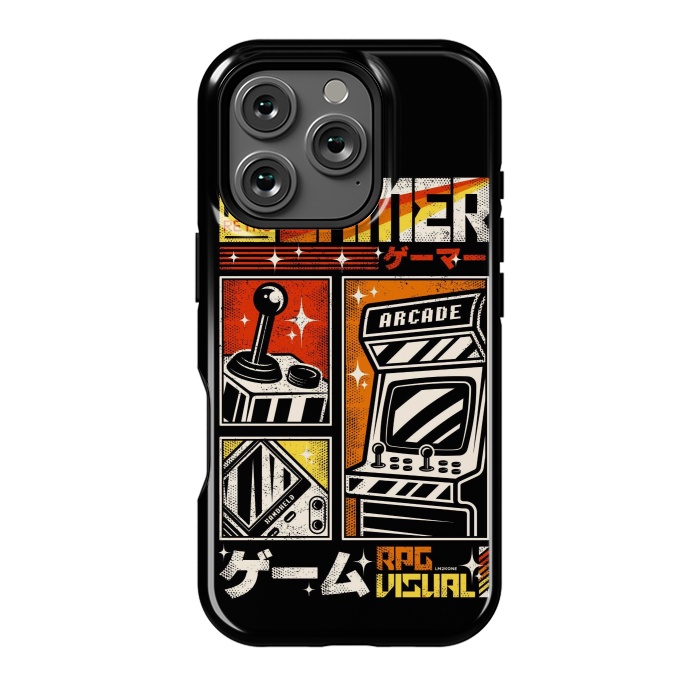 iPhone 16 Pro StrongFit AV Retro Gamer Vintage by LM2Kone