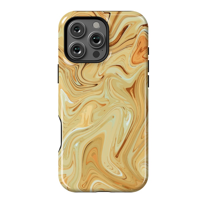 iPhone 16 Pro Max StrongFit Different Abstract, Liquid Pattern, Marble Effect by Creativeaxle