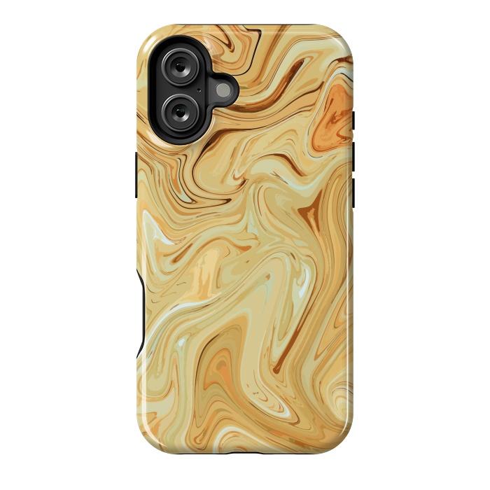 iPhone 16 Plus StrongFit Different Abstract, Liquid Pattern, Marble Effect by Creativeaxle