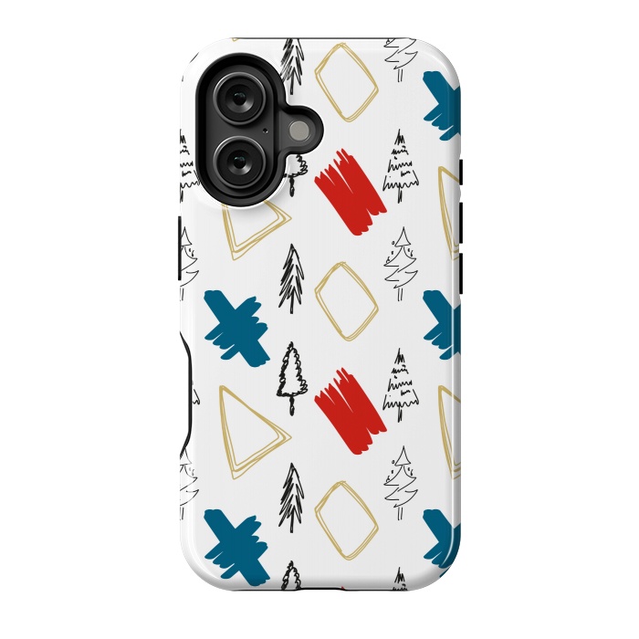 iPhone 16 StrongFit Contemporary Illustration Pattern by Creativeaxle