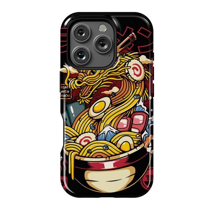 iPhone 16 Pro StrongFit Great Ramen Dragon Japanese by LM2Kone