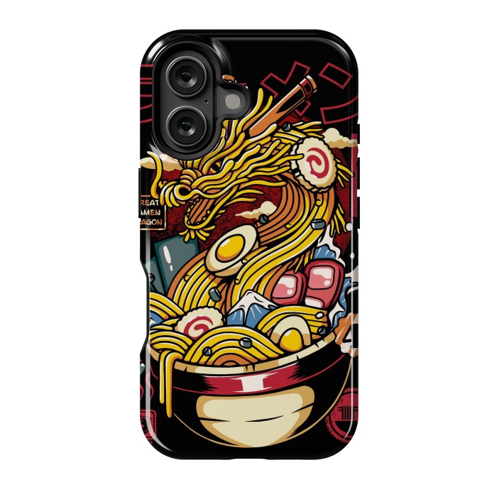 iPhone 16 StrongFit Great Ramen Dragon Japanese by LM2Kone