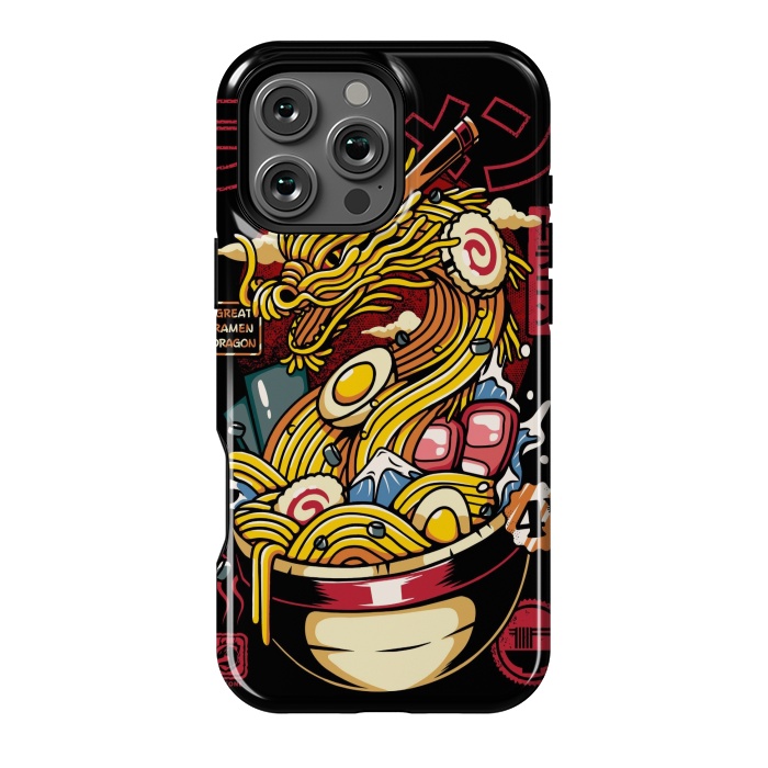 iPhone 16 Pro Max StrongFit Great Ramen Dragon Japanese by LM2Kone