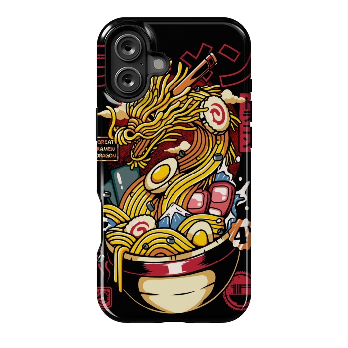 iPhone 16 Plus StrongFit Great Ramen Dragon Japanese by LM2Kone