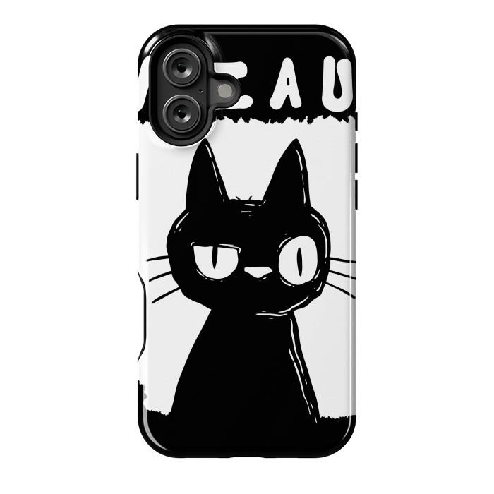 iPhone 16 Plus StrongFit Miau by Manuvila