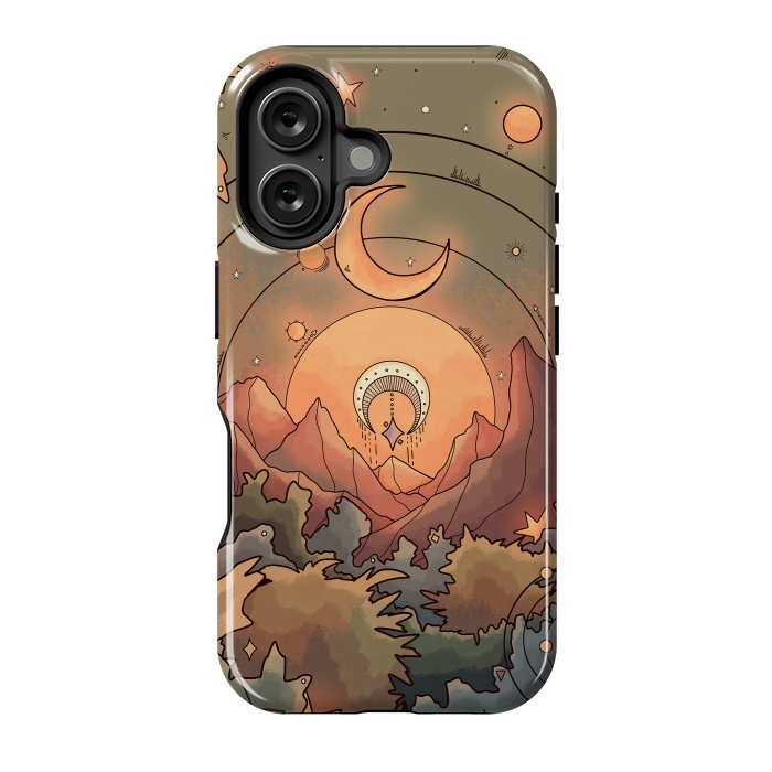 iPhone 16 StrongFit Stars in the forest by Steve Wade (Swade)